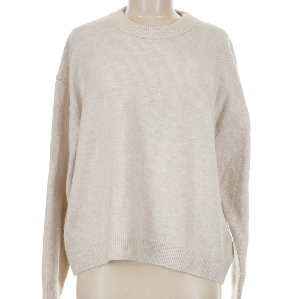 H&M Light Cream Crewneck Sweater